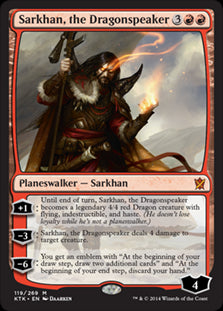 Sarkhan, the Dragonspeaker #119 MTG Khans Of Tarkir Single