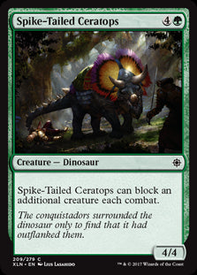 Spike-Tailed Ceratops MTG Single | Ixalan #209