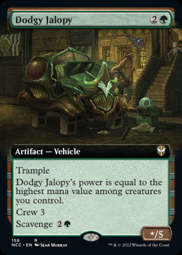 Dodgy Jalopy Extended Art New Capenna Commander #158