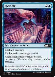 Dwindle MTG Single | Core Set 2019 #053