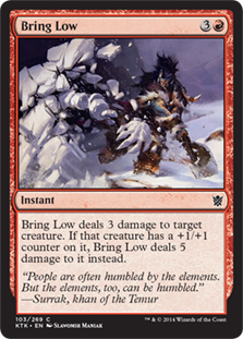 Bring Low #103 MTG Khans Of Tarkir Single