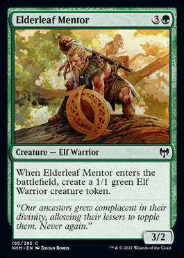 Elderleaf Mentor #165 MTG Kaldheim Single
