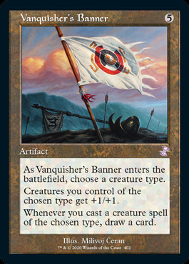Vanquisher's Banner #402 Time Spiral Remastered Retro Frame Single