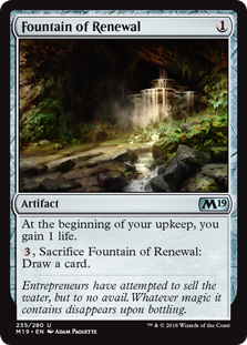 Fountain of Renewal MTG Single | Core Set 2019 #235