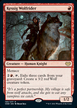 Kessig Wolfrider #165 MTG Crimson Vow Single