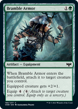 Bramble Armor #188 MTG Crimson Vow Single