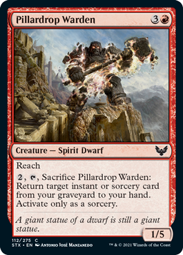 Pillardrop Warden #112 MTG Strixhaven Single
