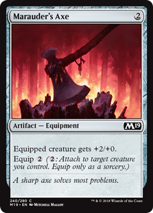 Marauder's Axe MTG Single | Core Set 2019 #240