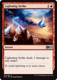 Lightning Strike MTG Single | Core Set 2019 #152