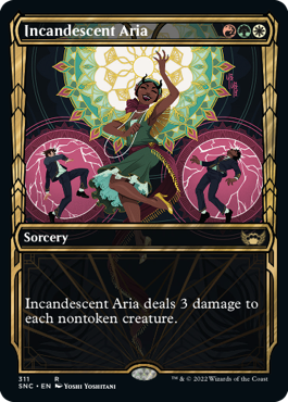 Incandescent Aria Showcase Frame Streets Of New Capenna #311