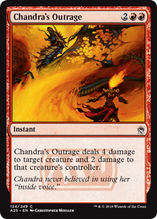 Chandra's Outrage | Magic! The Gathering Masters 25 #124