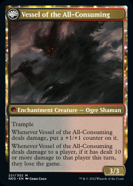 NM MTG Singles Hidetsugu Consumes All // Vessel of the All-Consuming NEO 221