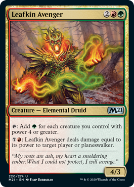 Leafkin Avenger #220 MTG Core 2021 Single