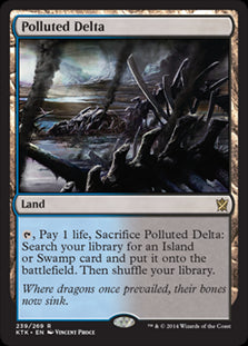 Polluted Delta #239 MTG Khans Of Tarkir Single