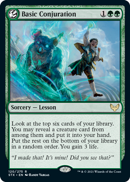 Basic Conjuration #120 MTG Strixhaven Single
