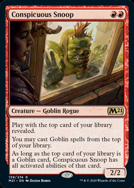 Conspicuous Snoop #139 MTG Core 2021 Single