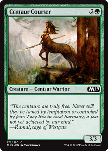 Centaur Courser MTG Single | Core Set 2019 #171