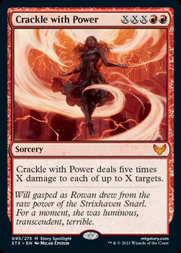 Crackle with Power #095 MTG Strixhaven Single