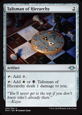 Talisman of Hierarchy #233 | Modern Horizons MTG Singles