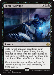Secret Salvage MTG Aether Revolt #071