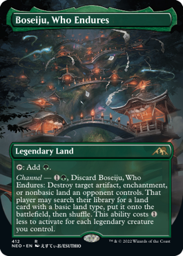 Boseiju, Who Endures Borderless #412 Neon Dynasty