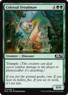 Colossal Dreadmaw MTG Single | Core Set 2019 #172