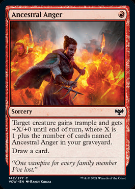 Ancestral Anger #142 MTG Crimson Vow Single