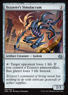 Tezzeret's Simulacrum MTG Aether Revolt #193