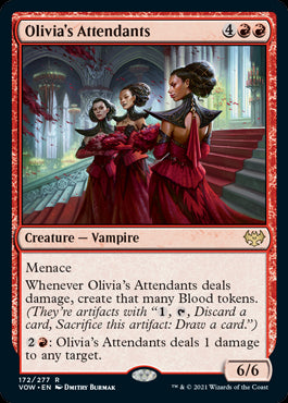 Olivia's Attendants #172 MTG Crimson Vow Single