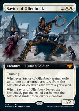 Extended Art Savior of Ollenbock #352 MTG Crimson Vow Single