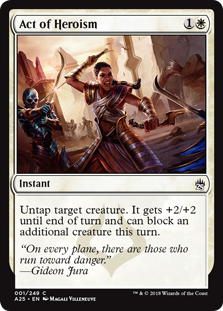 Act of Heroism | Magic! The Gathering Masters 25 #001