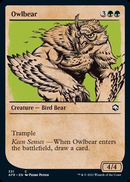 Owlbear Rulebook Frame #331 | Adventures in the Forgotten RealmsSingles
