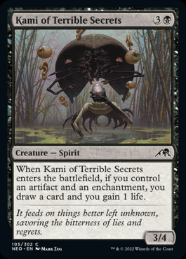 Kami of Terrible Secrets - NEO 105 Non-Foil