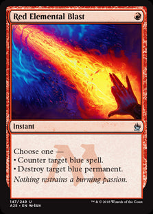 Red Elemental Blast | Magic! The Gathering Masters 25 #147