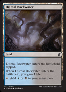 Dismal Backwater #232 MTG Khans Of Tarkir Single