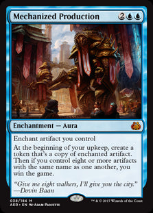 Mechanized Production MTG Aether Revolt #038