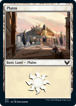 Plains V.2 #367 MTG Strixhaven Basic Land Single