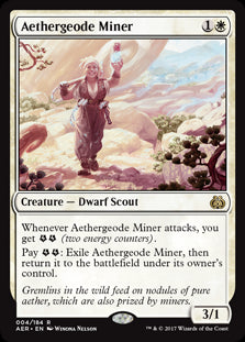 Aethergeode Miner MTG Aether Revolt #004