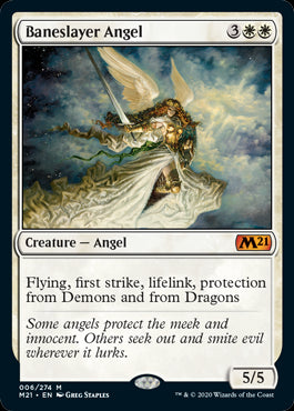 Baneslayer Angel #006 MTG Core 2021 Single