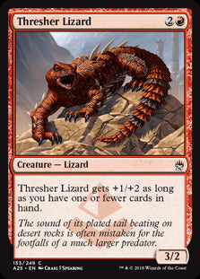 Thresher Lizard | Magic! The Gathering Masters 25 #153