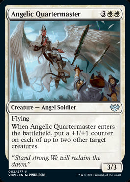 Angelic Quartermaster #002 MTG Crimson Vow Single