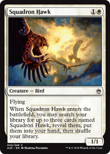 Squadron Hawk | Magic! The Gathering Masters 25 #034