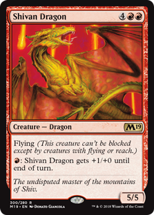 Shivan Dragon MTG Single | Core Set 2019 #300