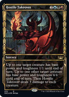 Hostile Takeover Showcase Gilded Streets Of New Capenna #375