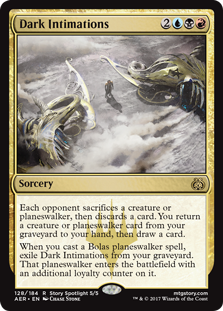 Dark Intimations #128 Aether Revolt | MTG NM Singles Mighty Lancer Games Dark Intimations #128 Aether Revolt | MTG NM Singles Mighty Lancer Games