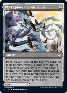 Wandering Archaic // Explore the Vastlands #006 MTG Strixhaven Single Card Back
