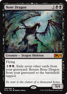 Bone Dragon MTG Single | Core Set 2019 #088
