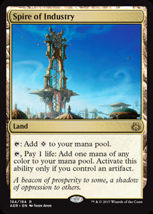 Spire of Industry MTG Aether Revolt #184