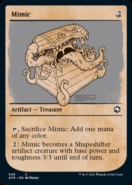 Mimic Rulebook Frame #349 | Adventures in the Forgotten RealmsSingles