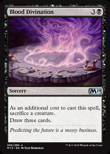 Blood Divination MTG Single | Core Set 2019 #086